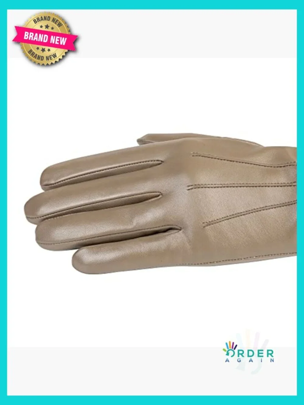 Leather Gloves with Cashmere Lining Touchscreen Driving Dress Gloves Winter